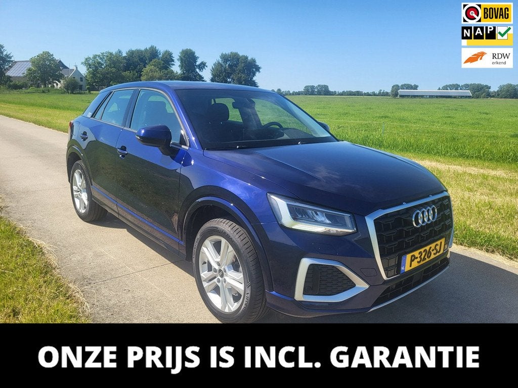 Audi Q2 35 TFSI 2022 46.132km NAP navi camera electr achterk, Auto's, Stof, 4 cilinders, 150 pk, Blauw