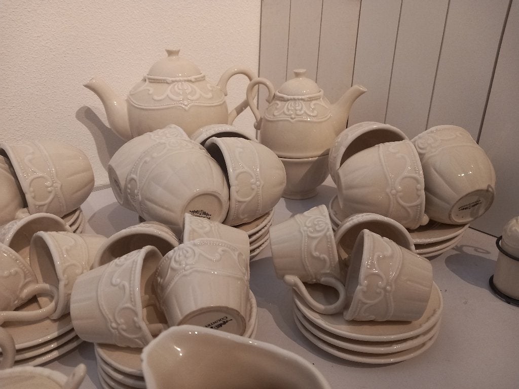Countryfield servies creme, Overige merken, Keramiek, Ophalen of Verzenden, Zo goed als nieuw
