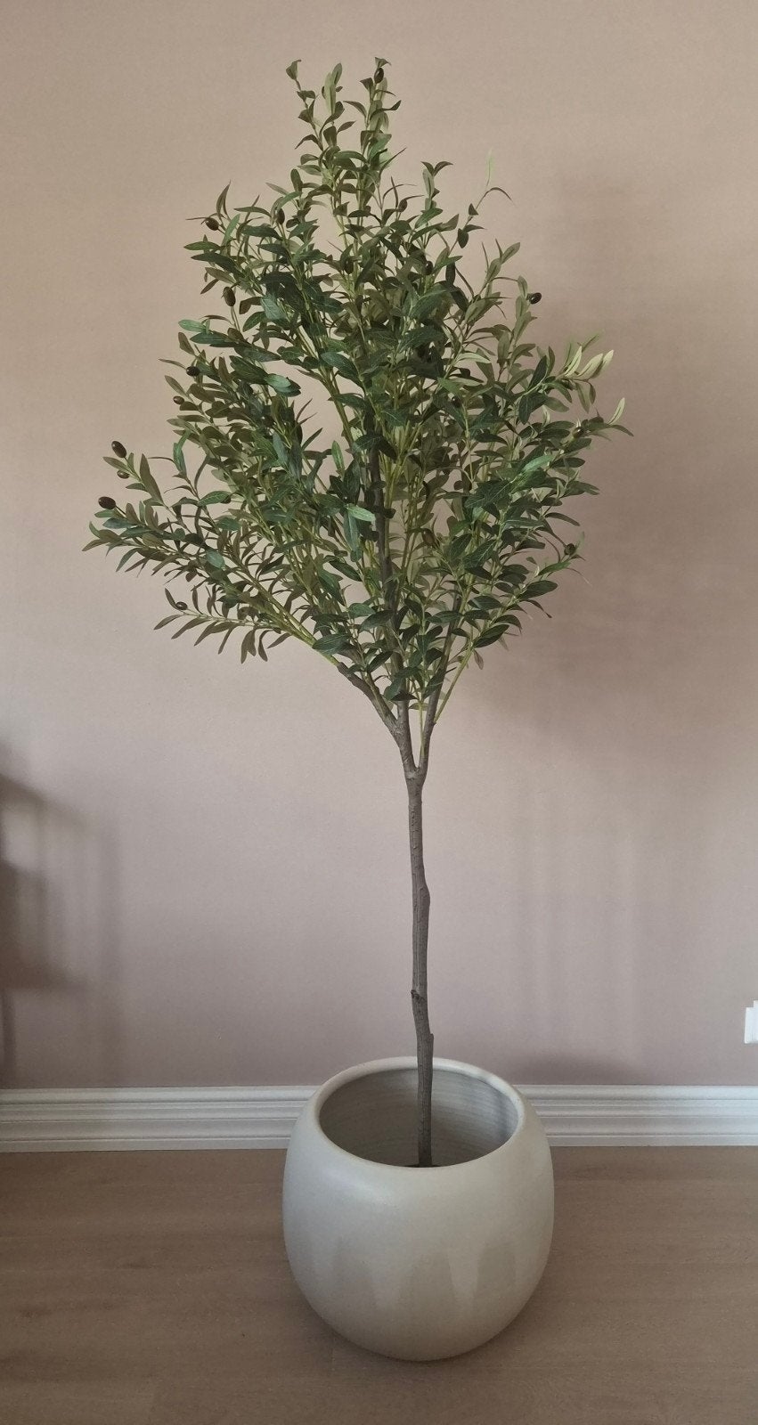 Nieuwe kunstplant olijfboom 180 cm met pot, Ophalen, Binnen, Groen, Onderhoudsvrij