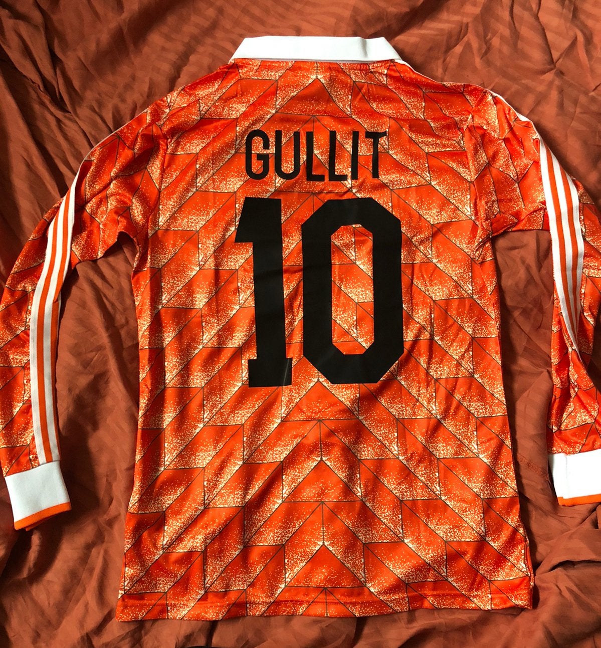 Gullit Nederlands elftal retro voetbalshirt maat M, Ophalen of Verzenden, Zo goed als nieuw, Overige binnenlandse clubs, Shirt