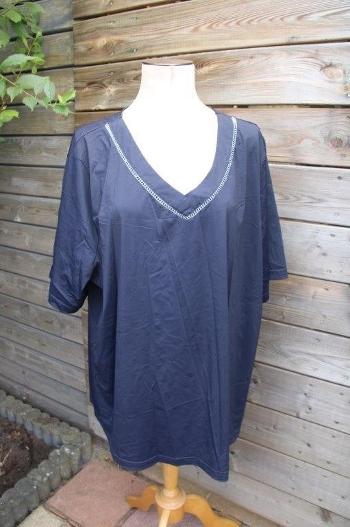 Tuniek donkerblauw Exxcellent mt 54 Vaste prijs, Blauw, Blouse of Tuniek, Ophalen of Verzenden, Zo goed als nieuw