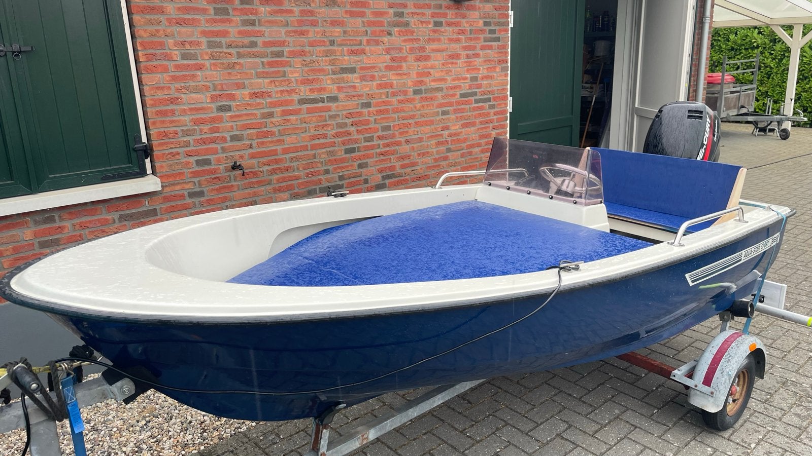 Aqua-Ster Sport boot met Mercury buitenboordmotor 9,9 PK 4T, Watersport en Boten, Motorboten en Motorjachten, Overige merken, Gebruikt
