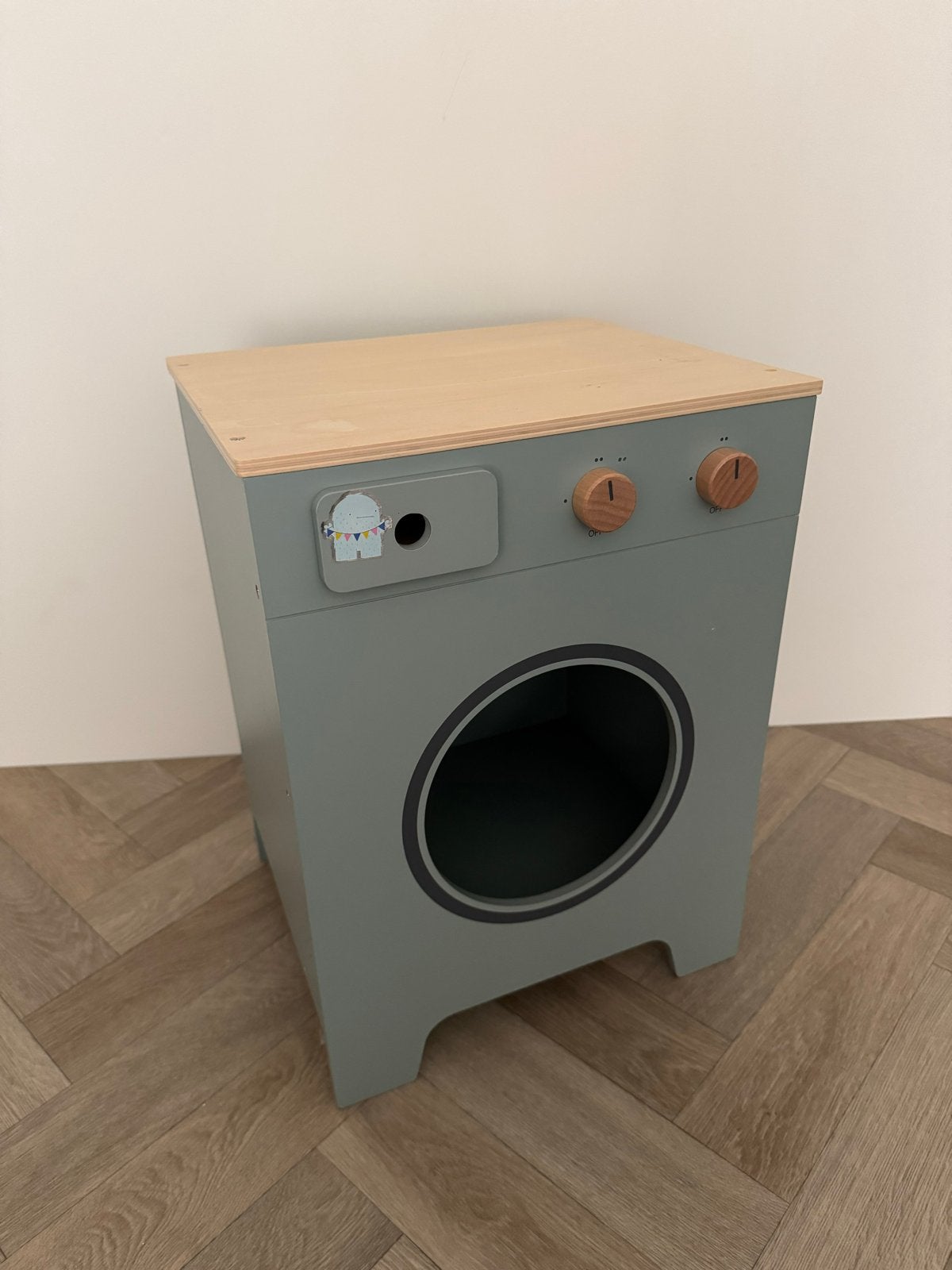 Houten wasmachine voor kinderen, Ophalen, Gebruikt, Knutselen