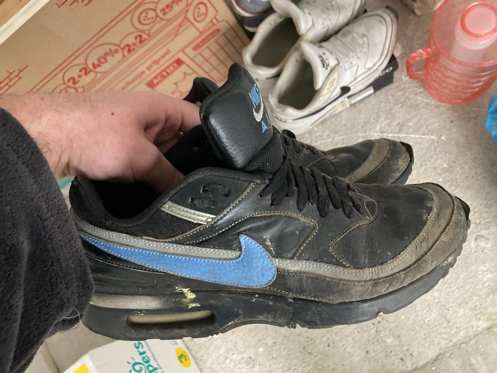 Nike Air Max Classic BW - Maat 45 - Gedragen staat, Zwart, Ophalen of Verzenden, Sneakers of Gympen, Gedragen
