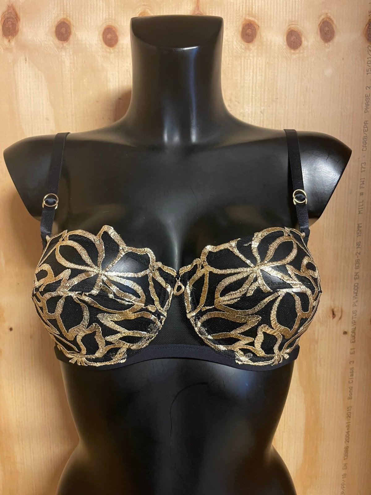 Lise charmel balconet bh 75c - 70d - 75d eclat d or, Verzenden, Zwart, BH