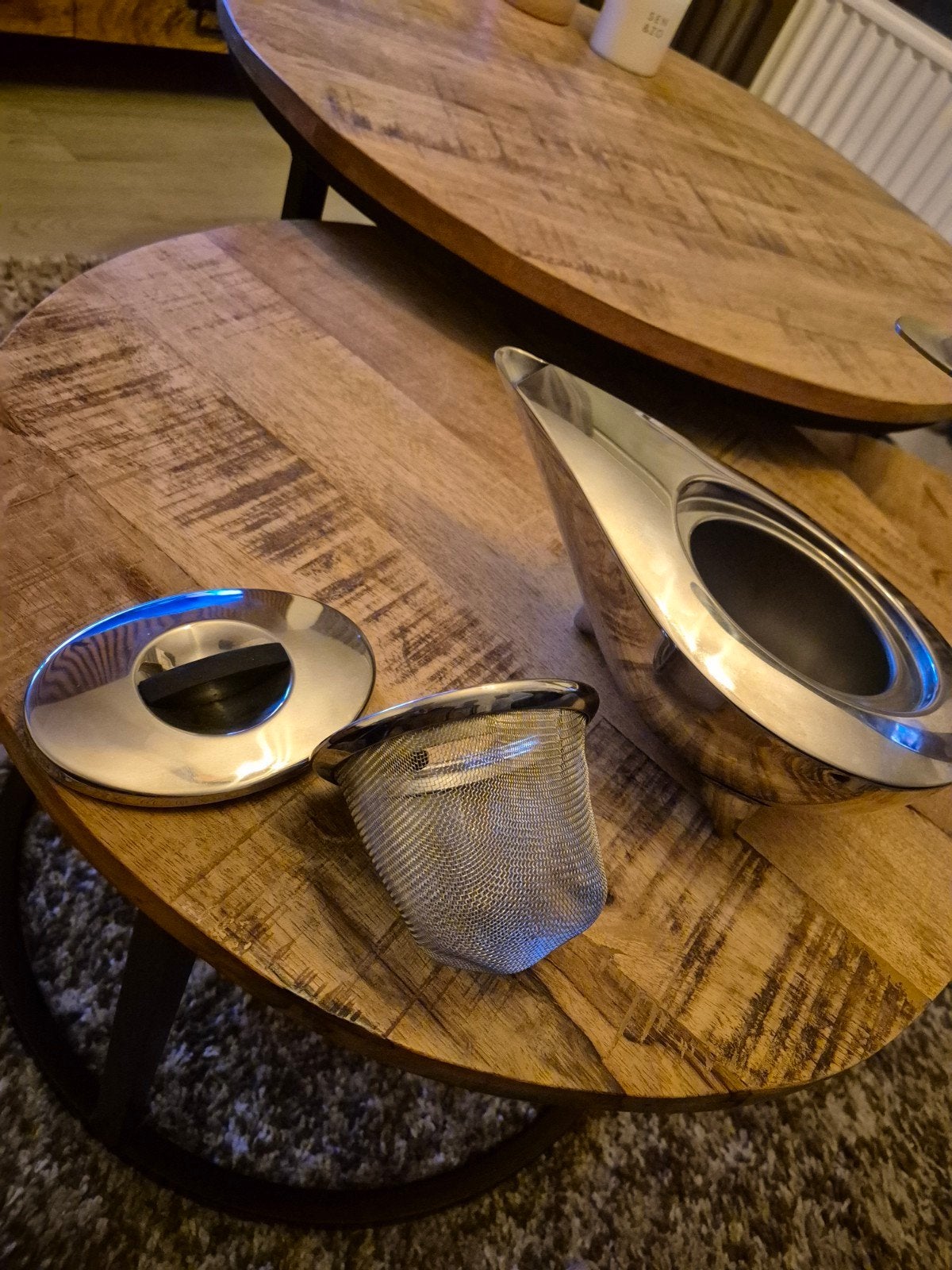 Bodum theepot - nieuw, Theepot/fluitketel, Bodum, Ophalen of Verzenden, Metaal