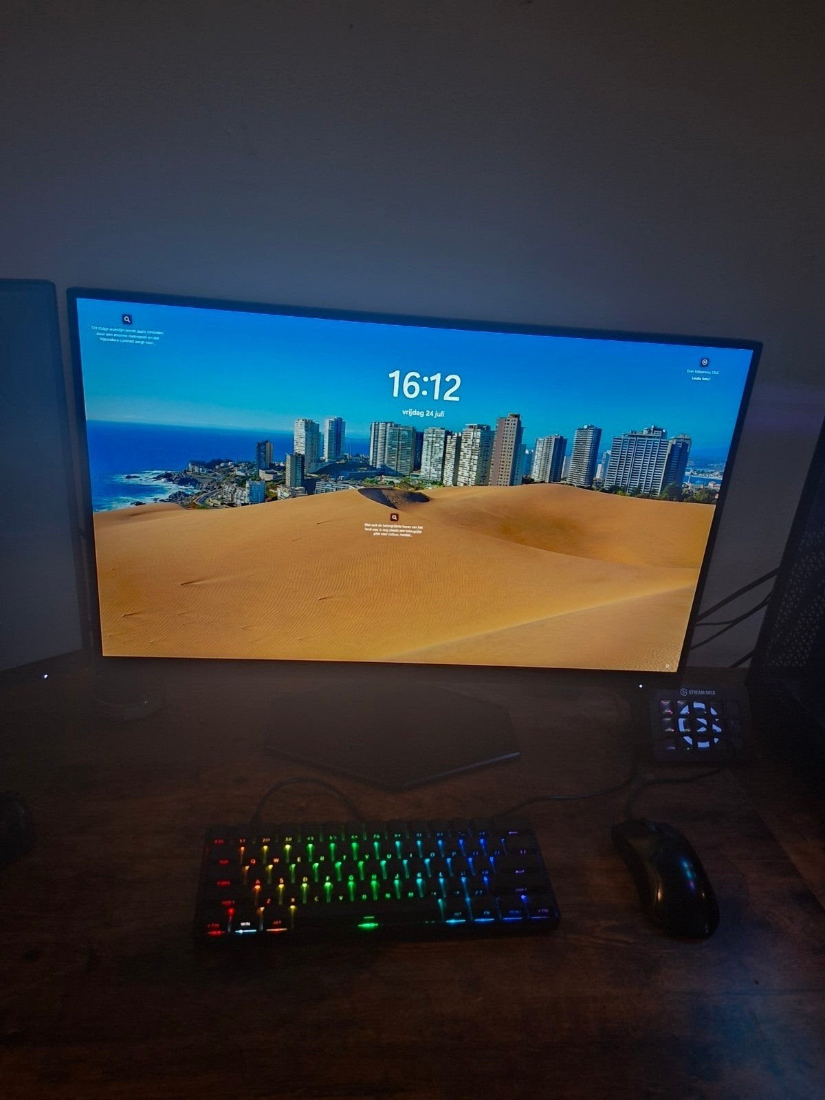 AOC Q27G42XE 1440p Monitor 180hz, Computers en Software, Monitoren, HDMI, IPS, Zo goed als nieuw, Ingebouwde speakers