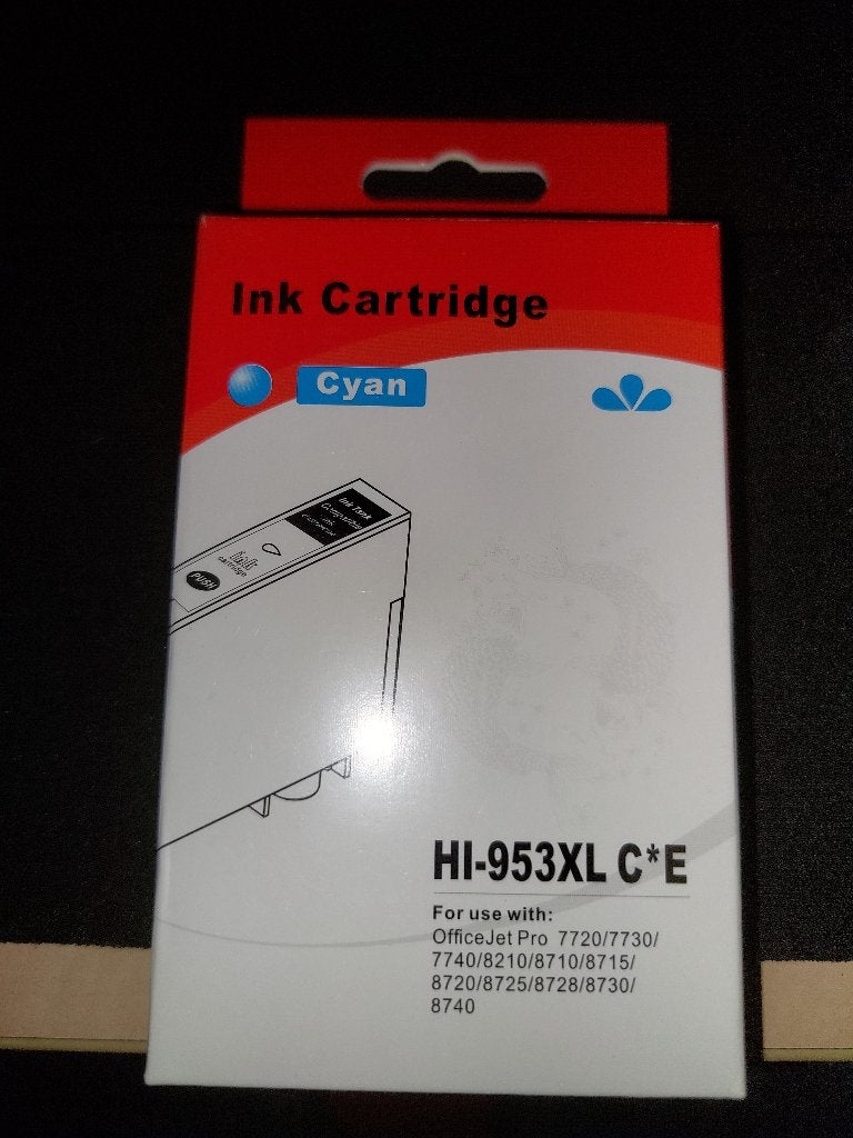 Cyan Inkt HP OfficeJetPro, Ophalen of Verzenden, Nieuw, Cartridge, Huismerk