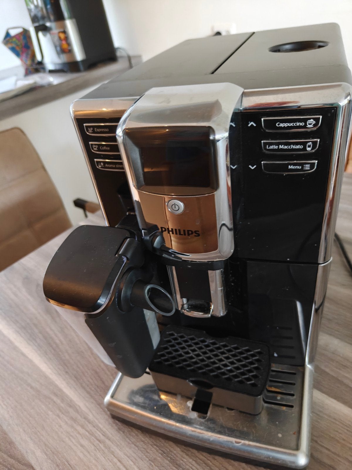 Philips koffiemachine met defecte zetgroep, Witgoed en Apparatuur, Koffiezetapparaten, Ophalen of Verzenden, Niet werkend, Koffiemachine