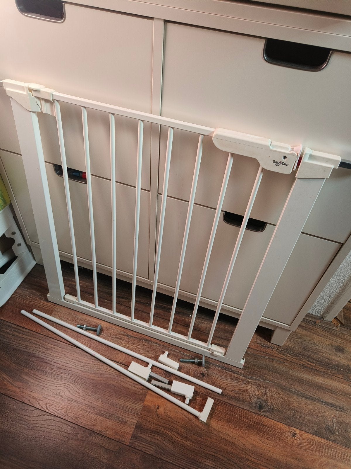 BabyDan Traphekje - Veiligheid voor uw kind, Ophalen, Metaal of IJzer, Minder dan 100 cm, Klemhekje