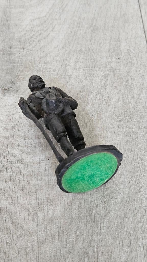 Echt massief bronzen beeldje (2), Ophalen of Verzenden, Brons