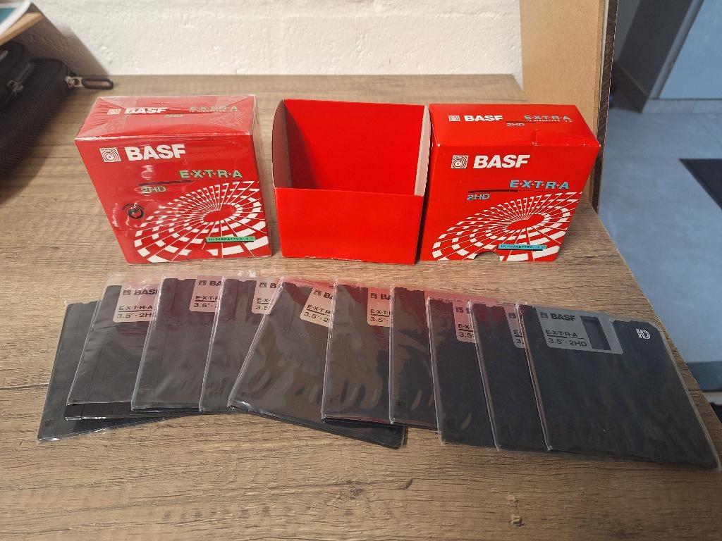 Vintage BSF HD 20x Floppy disks nieuw in verpakking jaren 90, Ophalen of Verzenden, Nieuw, Overige typen