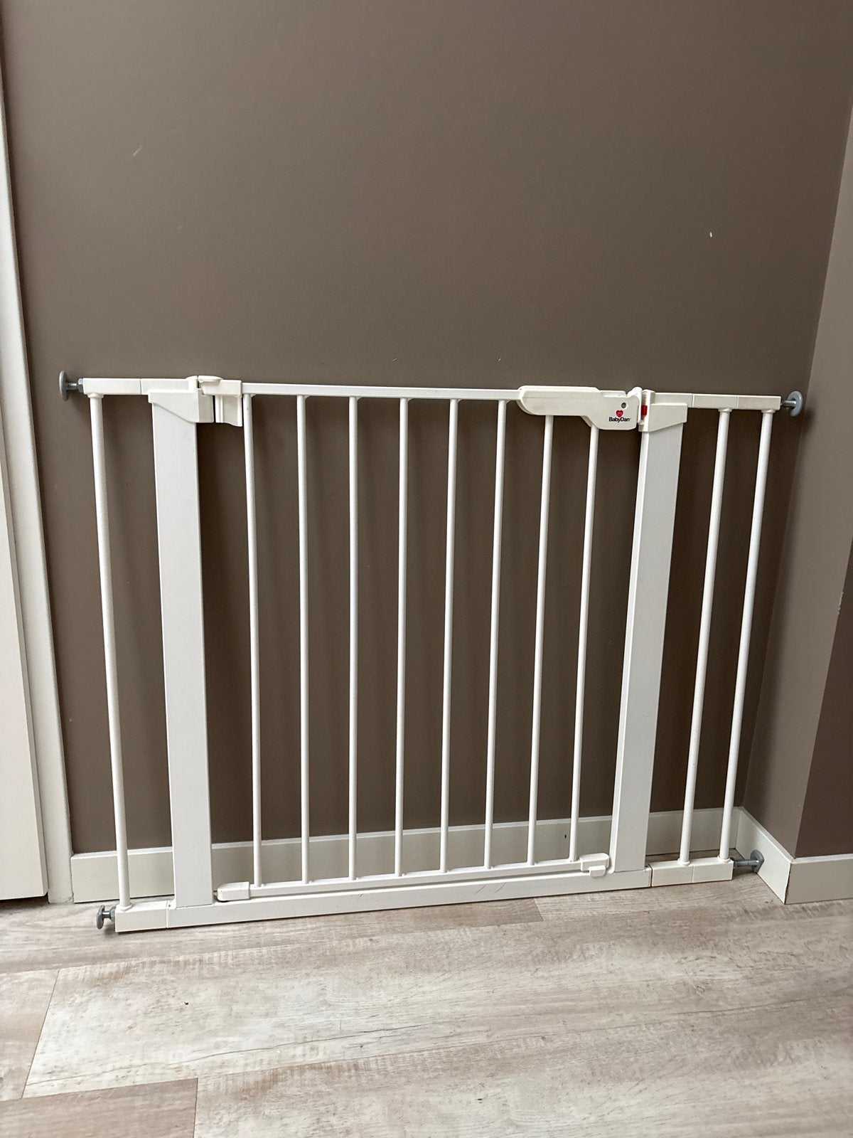 2 x BabyDan Klemhekje - Wit, Ophalen, Zo goed als nieuw, Klemhekje, Metaal of IJzer