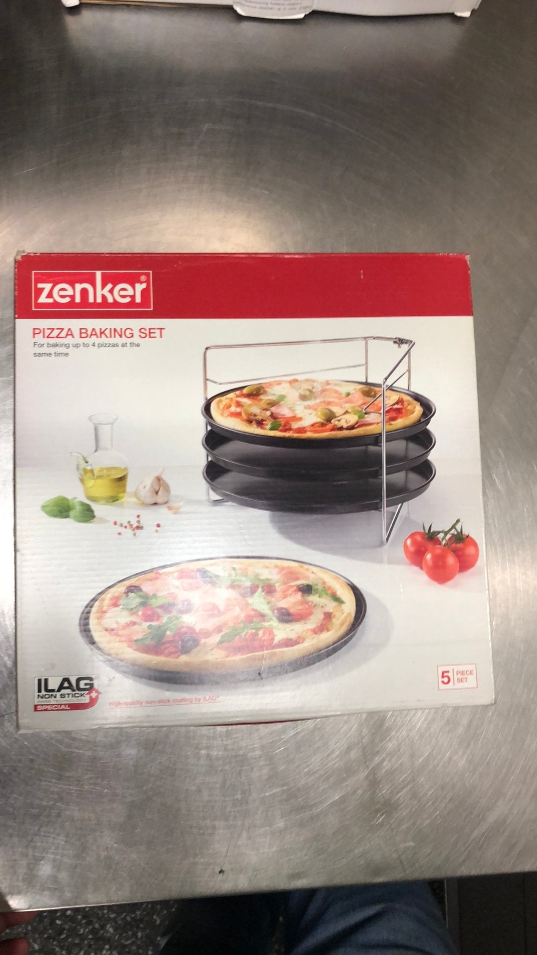 Pizza baking set, Ophalen, Zo goed als nieuw