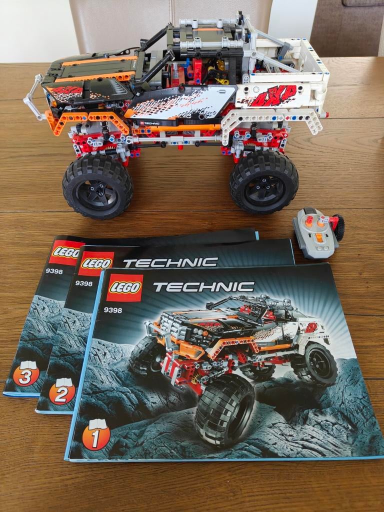 Lego technic 9398 4x4 crawler, Ophalen, Lego, Compleet, Zo goed als nieuw