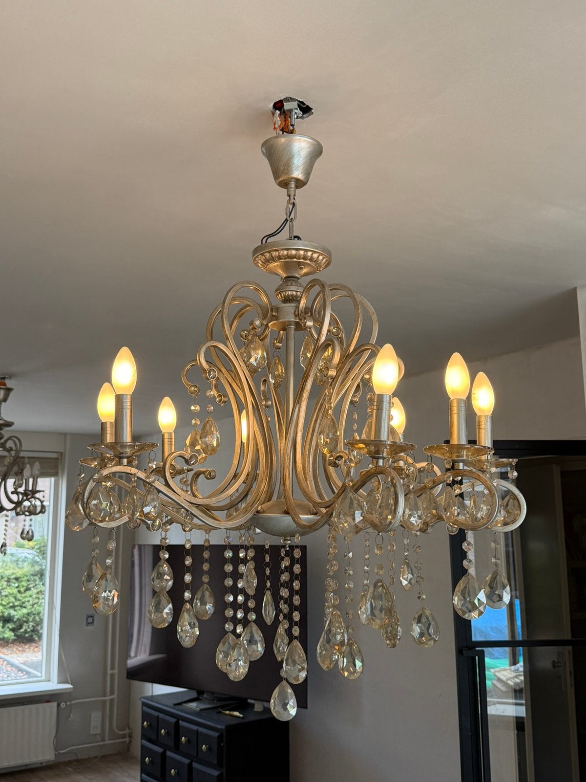 2 kroonluchters exclusive, Huis en Inrichting, Lampen | Kroonluchters, Ophalen, Zo goed als nieuw