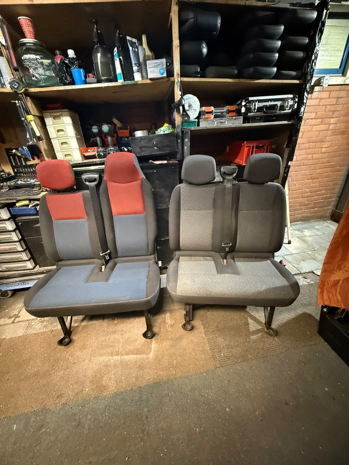 3 bijrijdersbanken voor Renault master opel movano nissan n4, Auto-onderdelen, Ophalen, Nissan