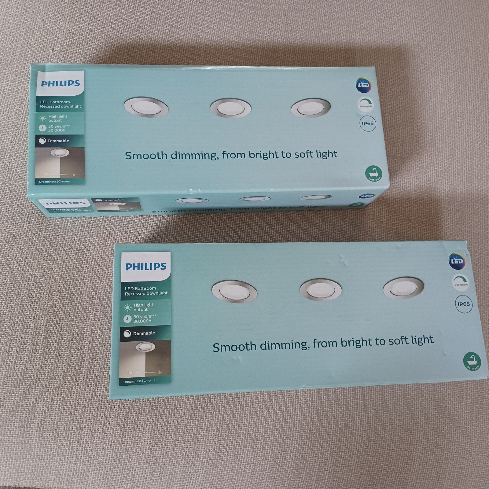 2 dozen Philips inbouwspots led voor badkamer, Ophalen of Verzenden, Nieuw
