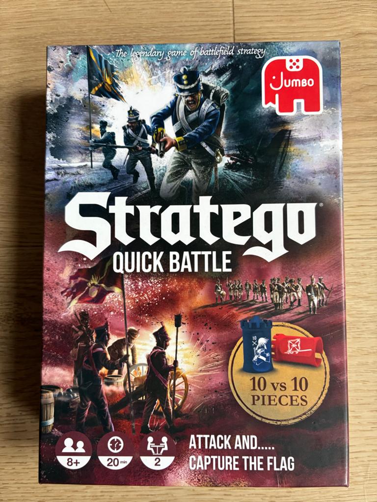 Stratego Quick Battle - Compact Strategisch Bordspel, Hobby en Vrije tijd, Gezelschapsspellen | Bordspellen, Een of twee spelers