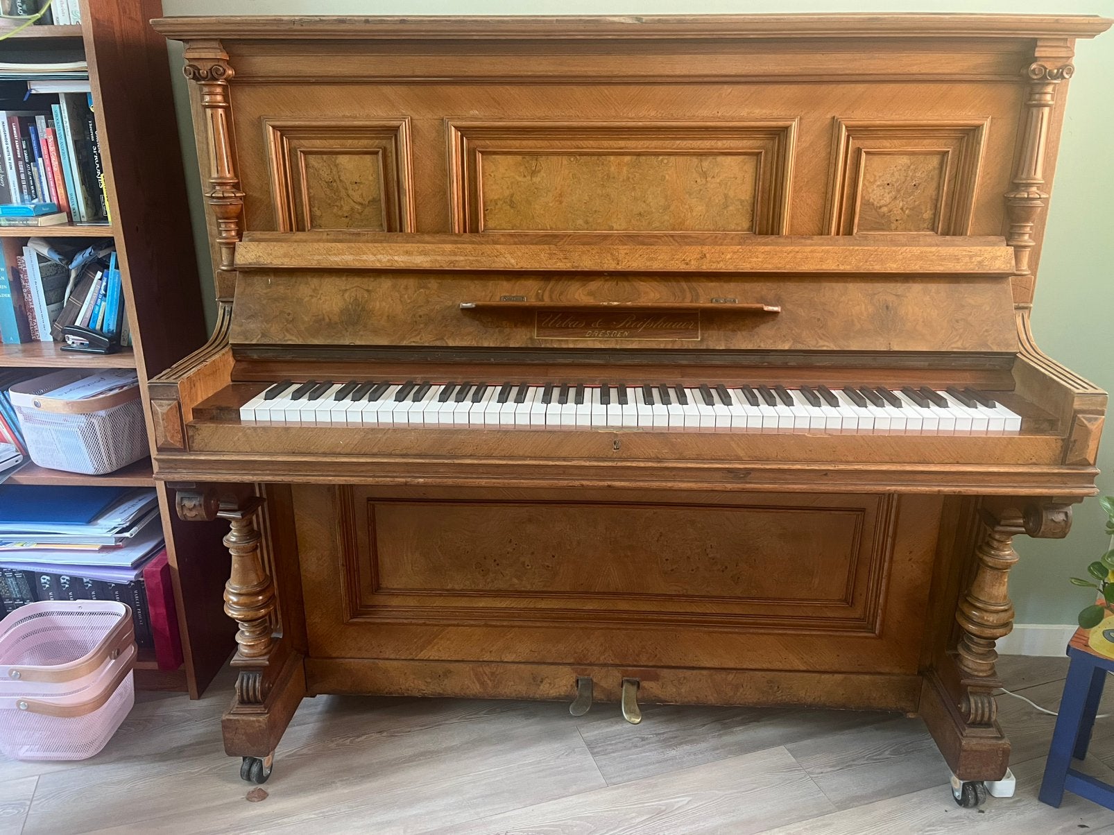 Piano Urbas & Reifshauer, Ophalen, Zo goed als nieuw, Zwart