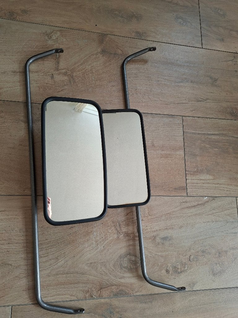 spiegels camper hymermobil lange beugels jaren 90, Caravans en Kamperen, Camper-accessoires, Ophalen of Verzenden, Gebruikt