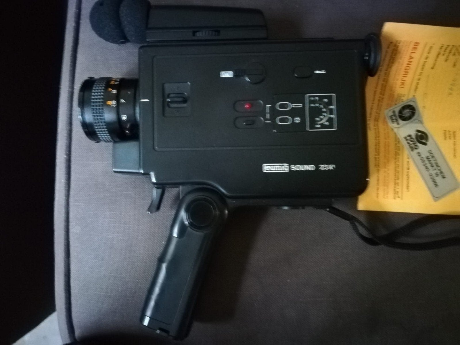 Vintage Super 8 geluidsfilmcamera - Eumig Sound 23XL, Audio, Tv en Foto, Videocamera's Analoog, Ophalen of Verzenden, 8mm, Camera