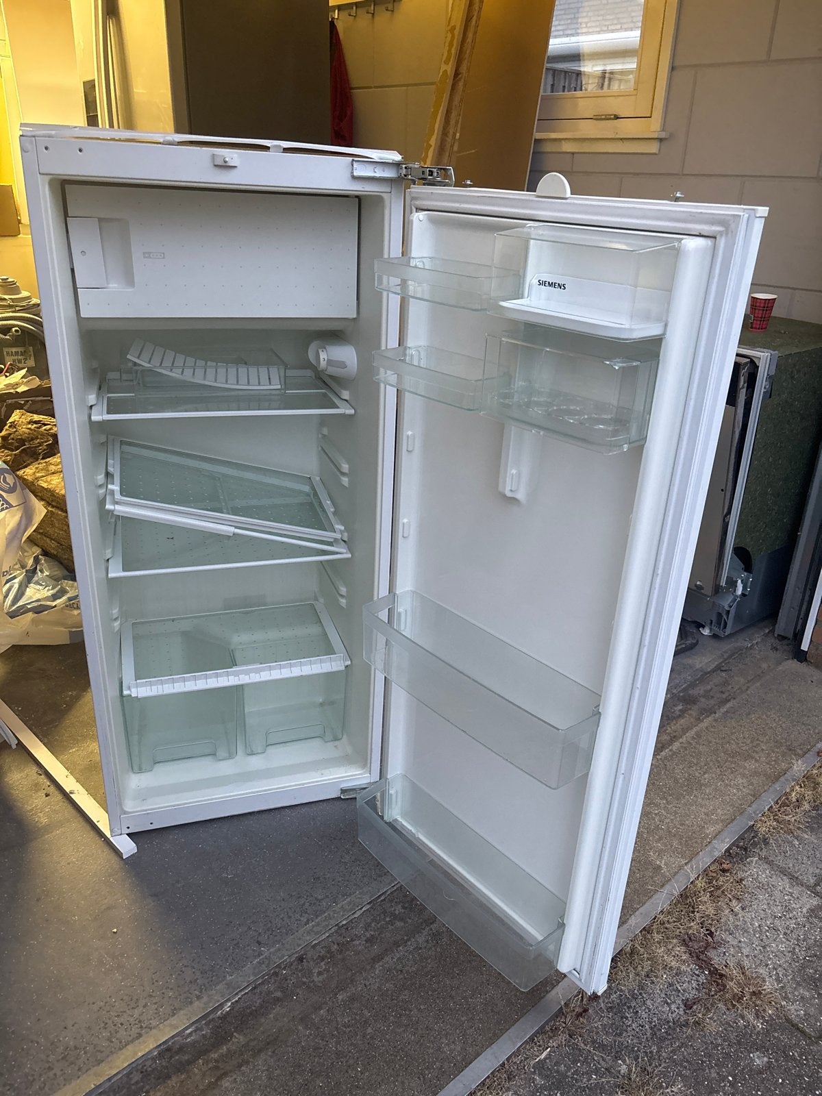 Siemens Koelkast met vriesvak - Wit, Gebruikt, Gebruikt, 120 tot 140 cm, 100 tot 150 liter, Ophalen of Verzenden