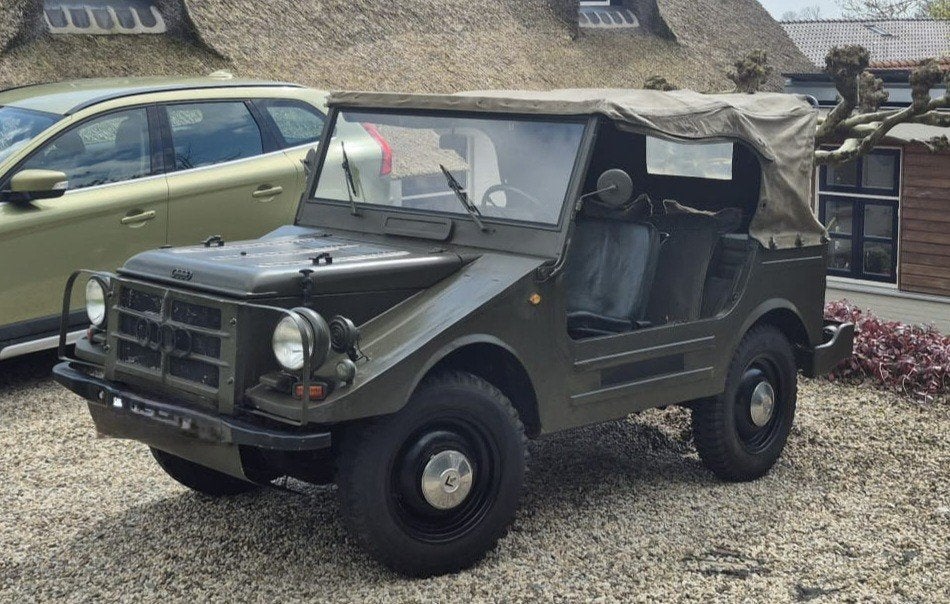 DKW Munga NL auto 1963, Auto's, Overige merken, Stof, Zwart, Cabriolet