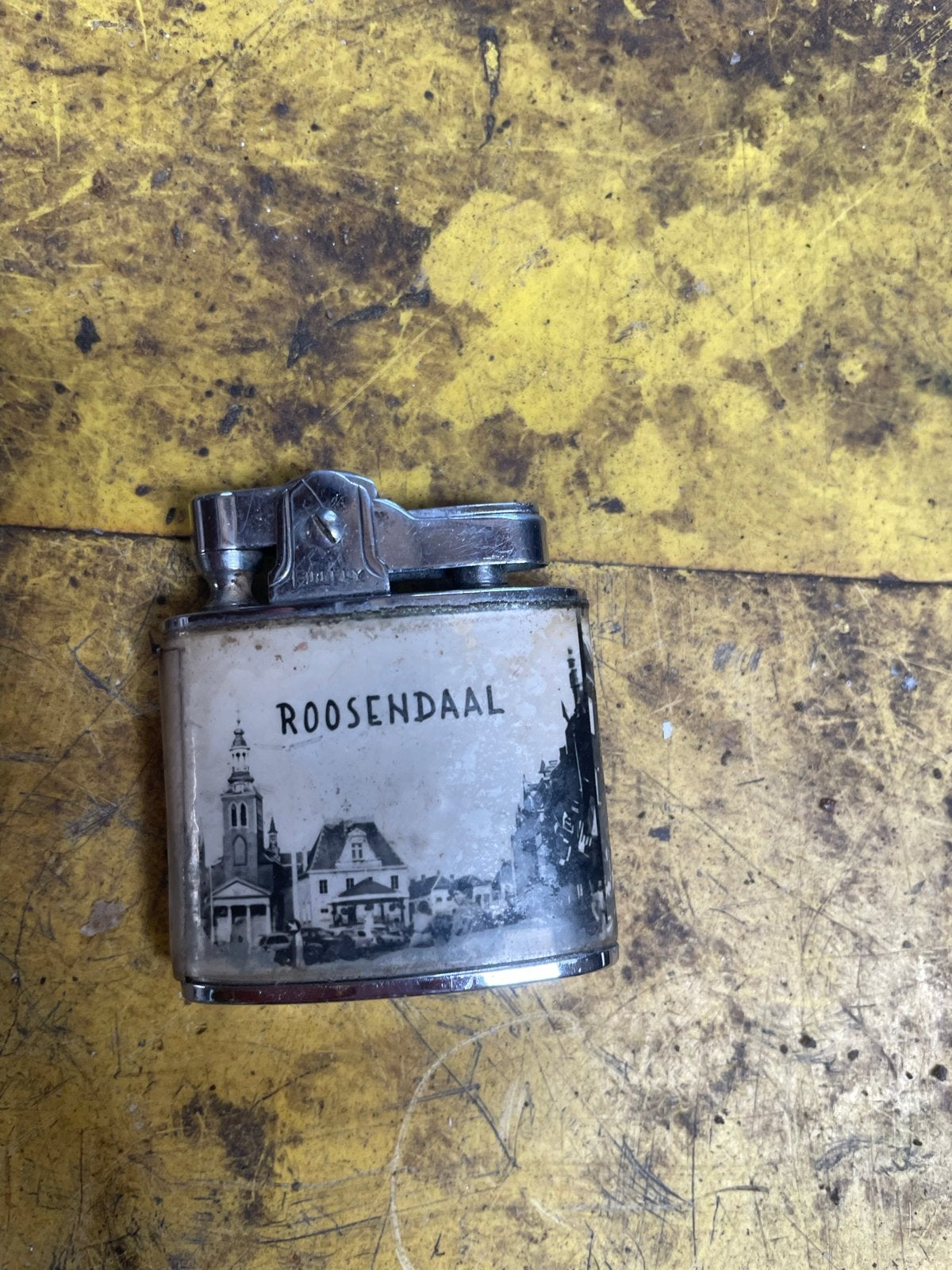 Vintage aansteker Roosendaal, Ophalen of Verzenden, Gebruikt, Aansteker