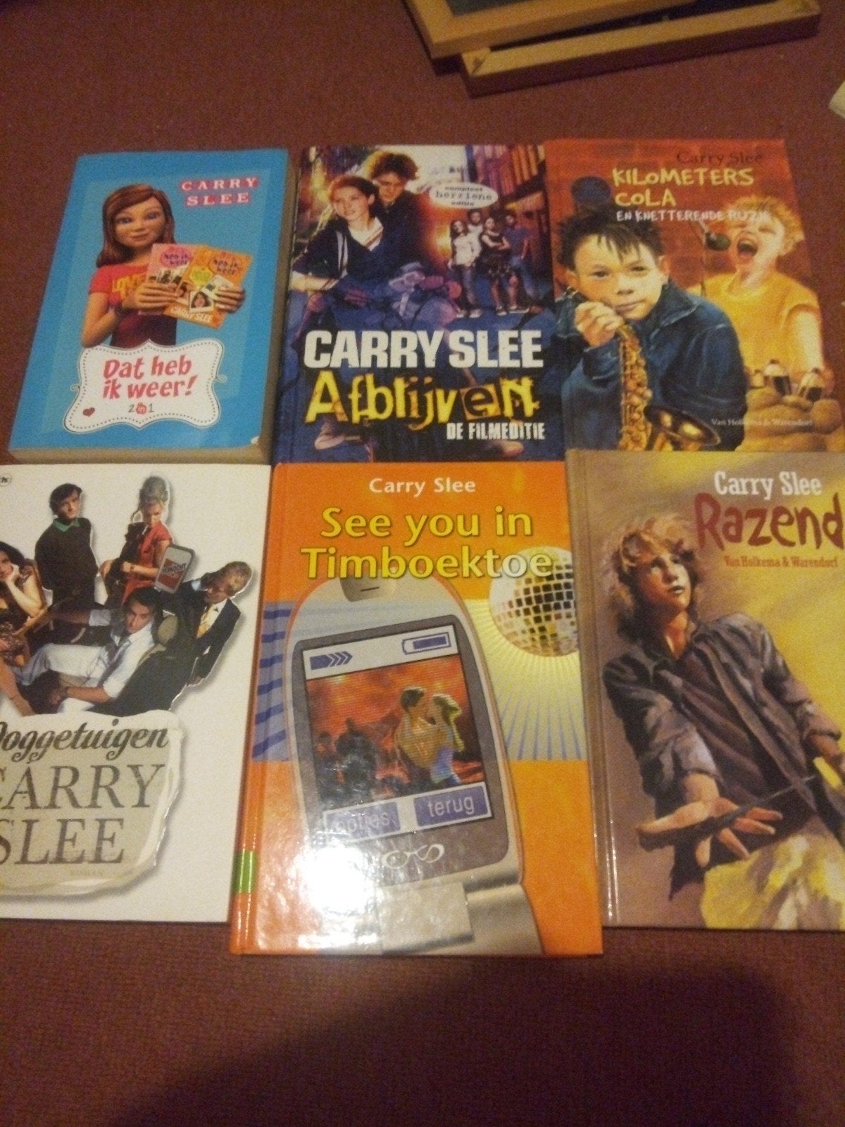 Carry Slee boeken - Diverse titels 6 stuks totaal, Verzenden, Gelezen