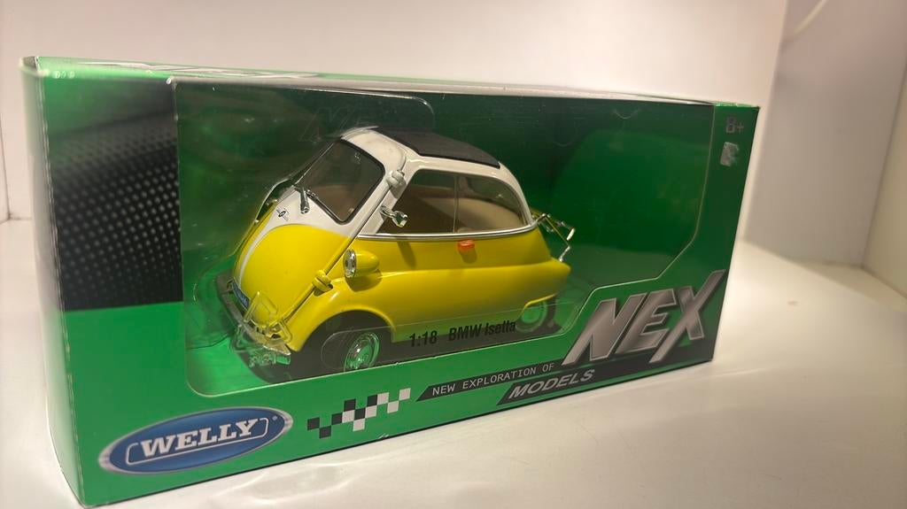 Bmw isetta welly 1.18, Ophalen of Verzenden, Welly, A, A
