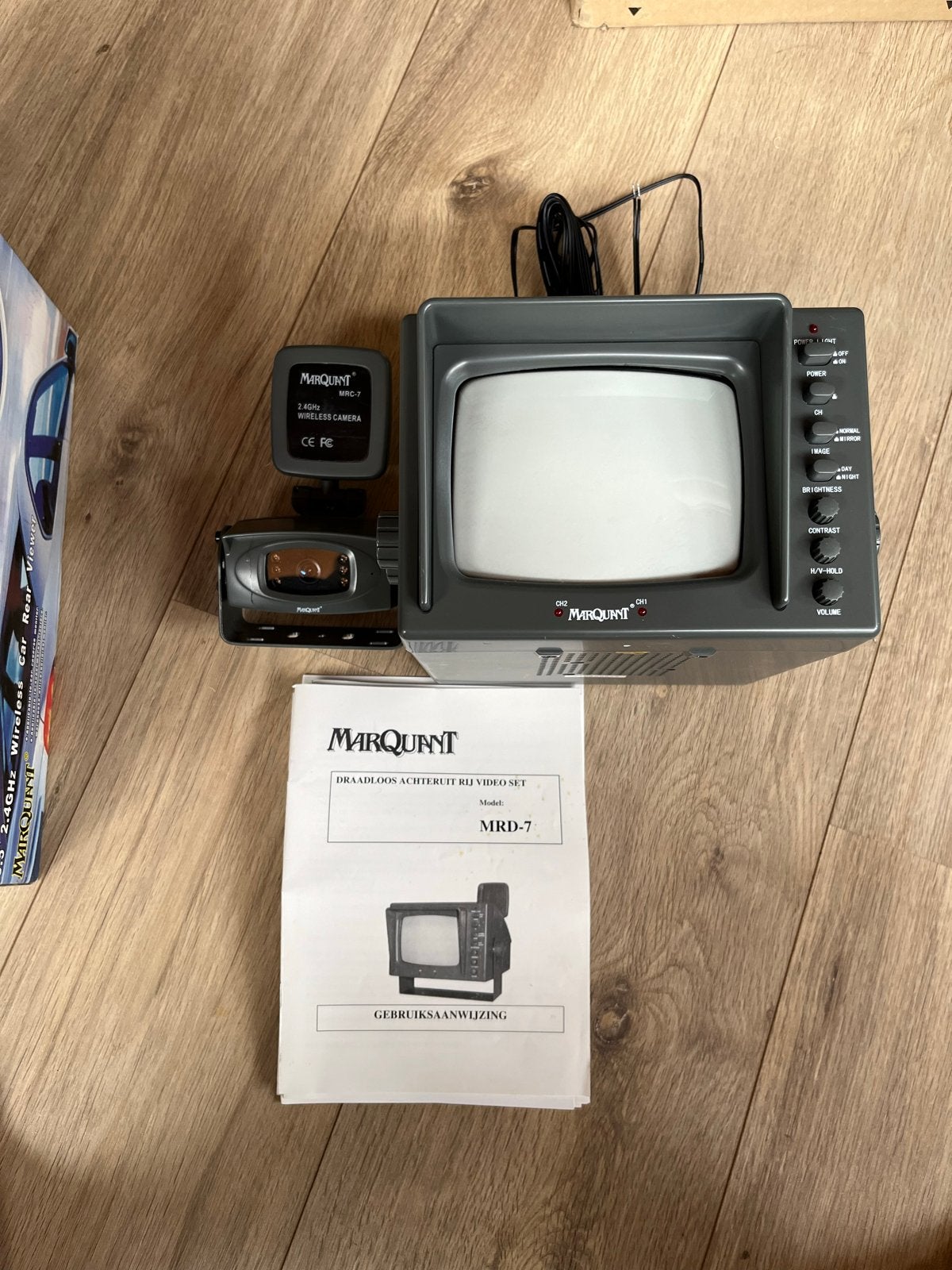 Marquant Draadloos Achteruitrij Video Set MRD-7, Auto diversen, Ophalen of Verzenden, Draadloos, Gebruikt
