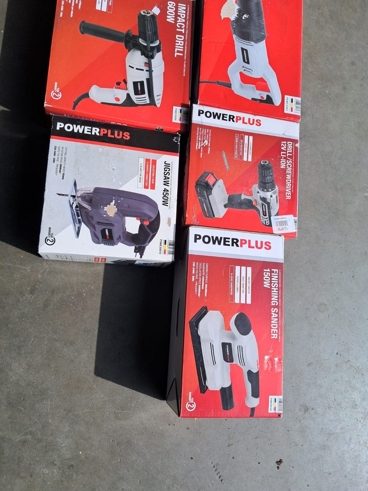 Foto 3 van klushuis gekocht ? Diverse Powerplus gereedschappen - Nieuw