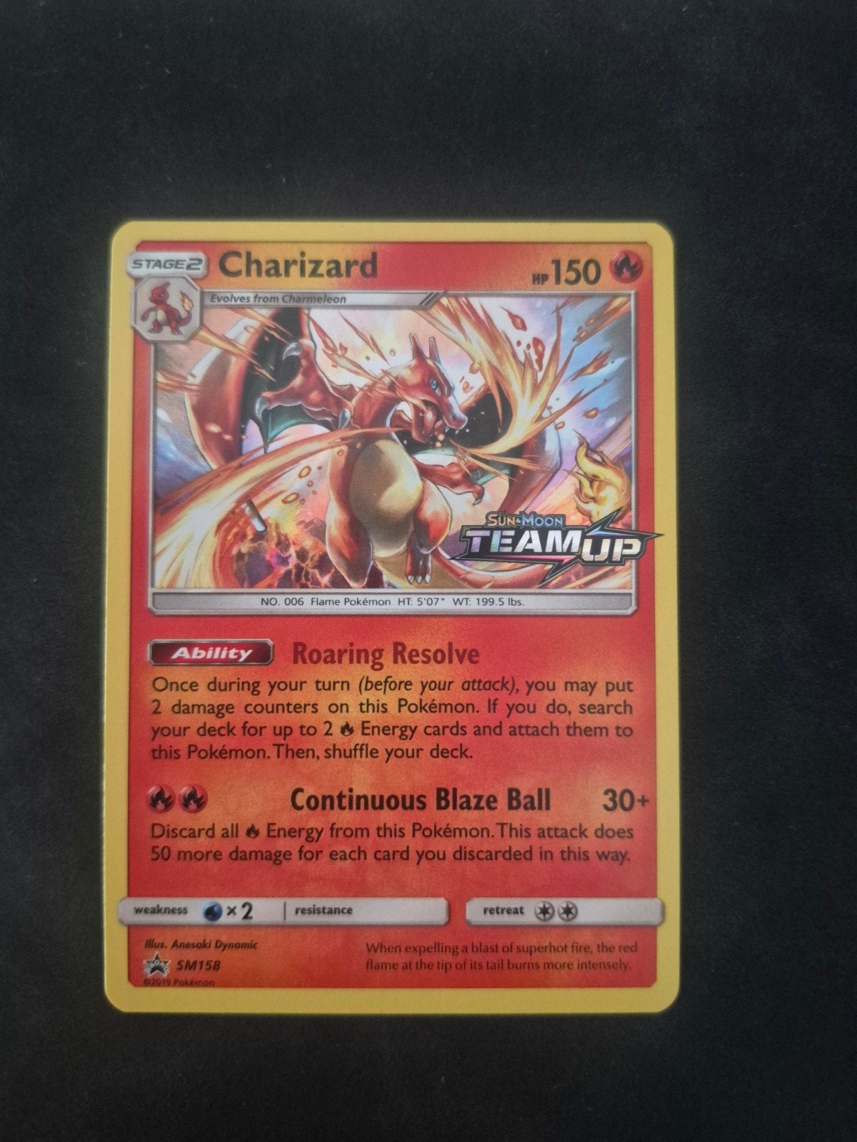 Charizard Promo Team Up SM 158, Ophalen of Verzenden