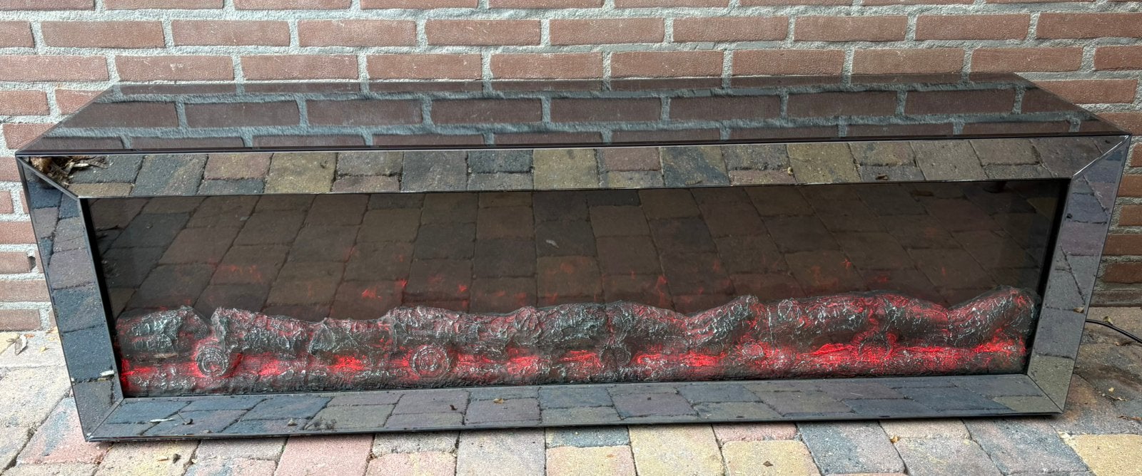 Elektrische sfeerhaard, Huis en Inrichting, Ophalen, Zo goed als nieuw, Vrijstaande haard, Elektrische haard