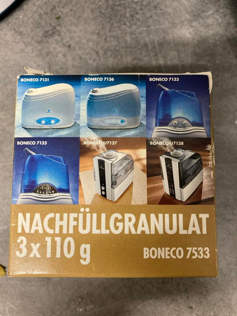 Boneco 7533 Navulgranulaat voor Luchtbevochtiger (3x110g), Ophalen of Verzenden, Nieuw, Luchtbehandeling-accessoire