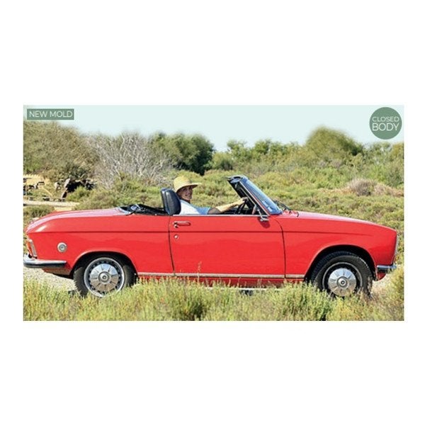 Peugeot 304 Cabriolet 1972 Rood Modelauto 1/18 Norev, Hobby en Vrije tijd, Auto, Norev, Ophalen of Verzenden, Norev