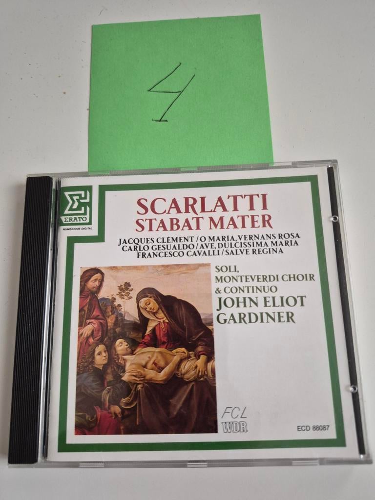 Scarlatti Stabat Mater - John Eliot Gardiner CD, Ophalen of Verzenden, Barok, Gebruikt, Vocaal