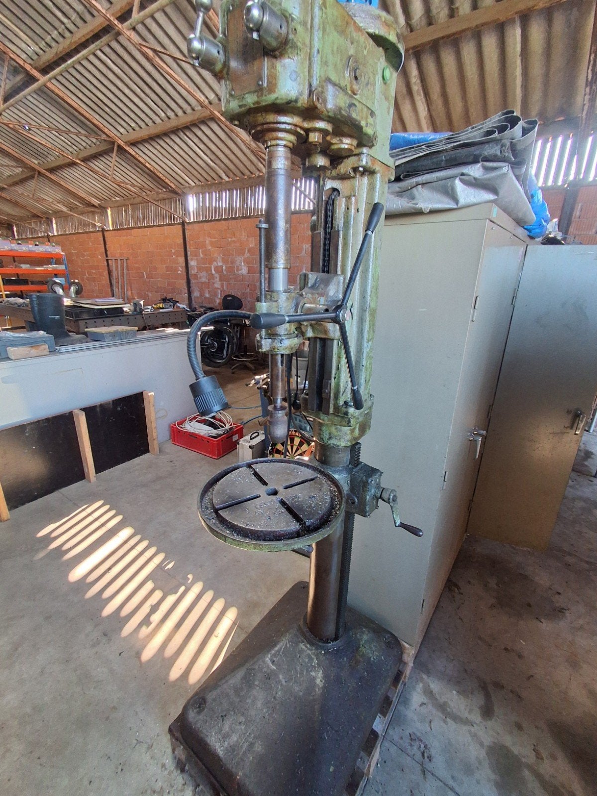 kolomboormachine, Doe-het-zelf en Verbouw, Ophalen, Gebruikt, Kolomboormachine