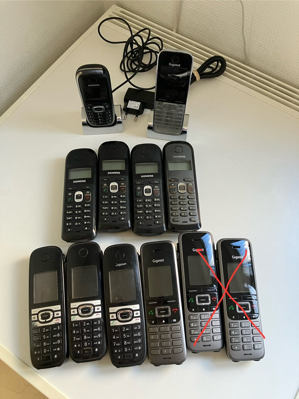 Partij handset telefoons Siemens / Gigaset, Ophalen of Verzenden, Gebruikt