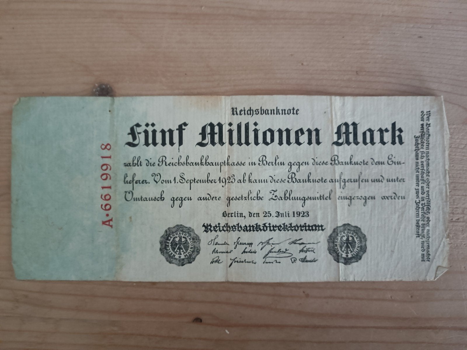 Biljet., Postzegels en Munten, Bankbiljetten | Nederland, Ophalen, 25 gulden