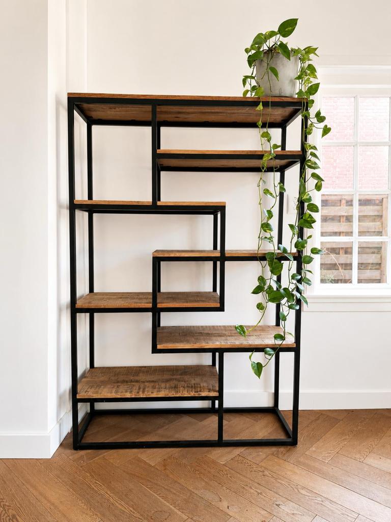 Industriële kast / roomdivider, Ophalen of Verzenden, Zo goed als nieuw, Minder dan 150 cm, Metaal