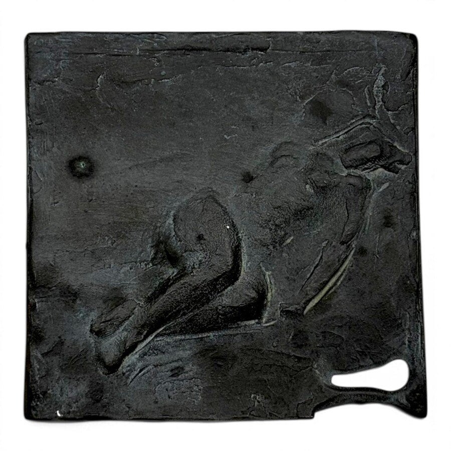Guus Hellegers (1937-2019) - bronzen sculptuur en plaquette, Antiek en Kunst, Ophalen of Verzenden