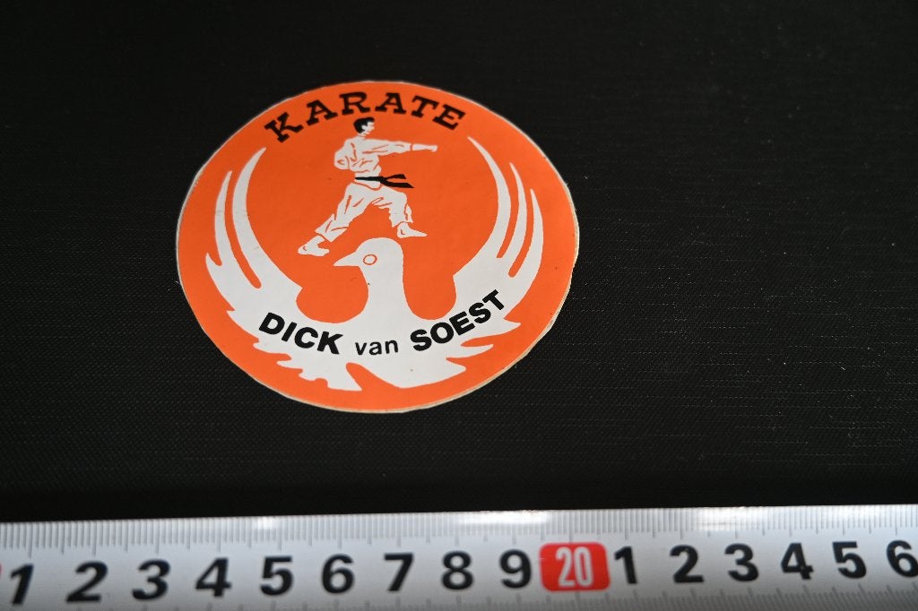 sticker Utrecht KARATE Dick van Soest, Ophalen, Zo goed als nieuw