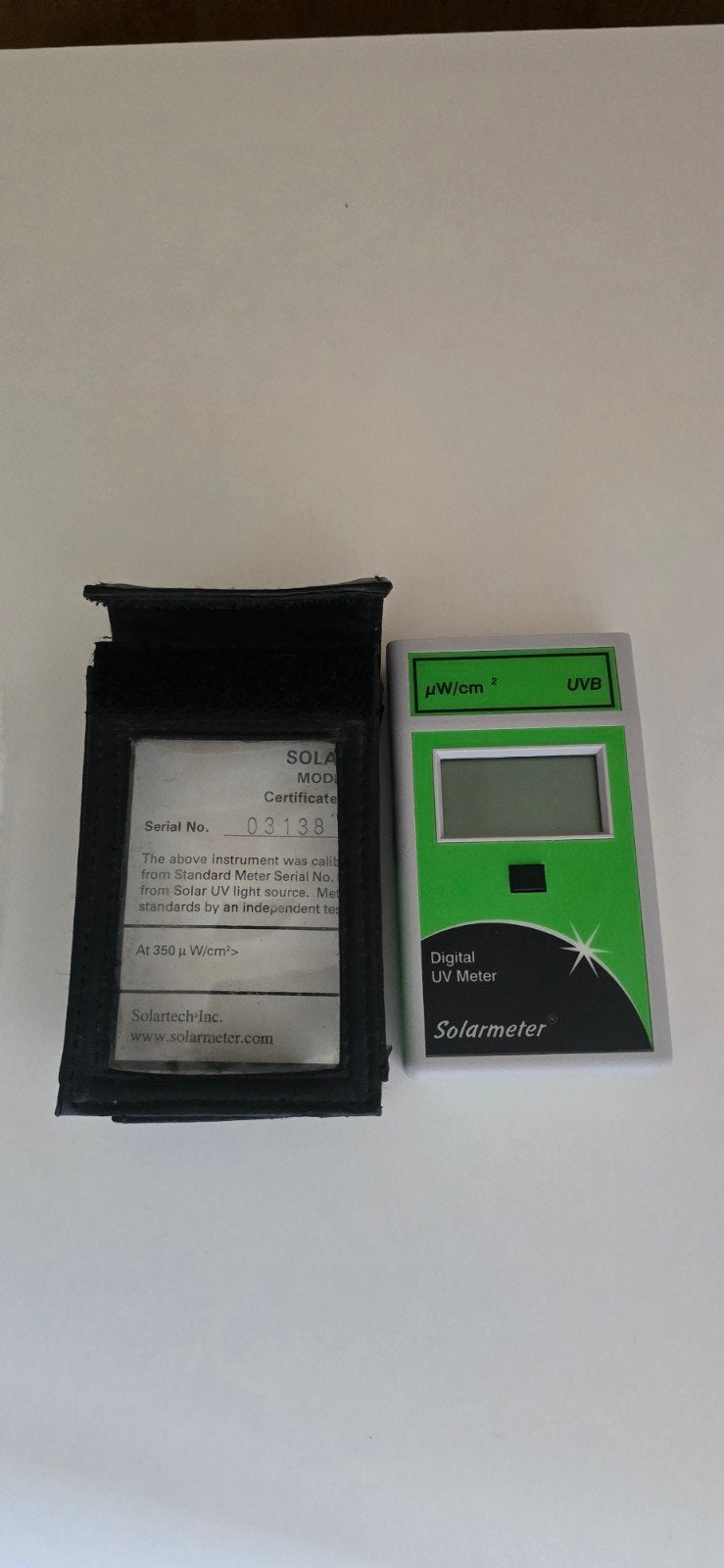Solarmeter 6.2 UVB Meter - Digitale UV-meter, Ophalen of Verzenden, Gebruikt, Overige typen