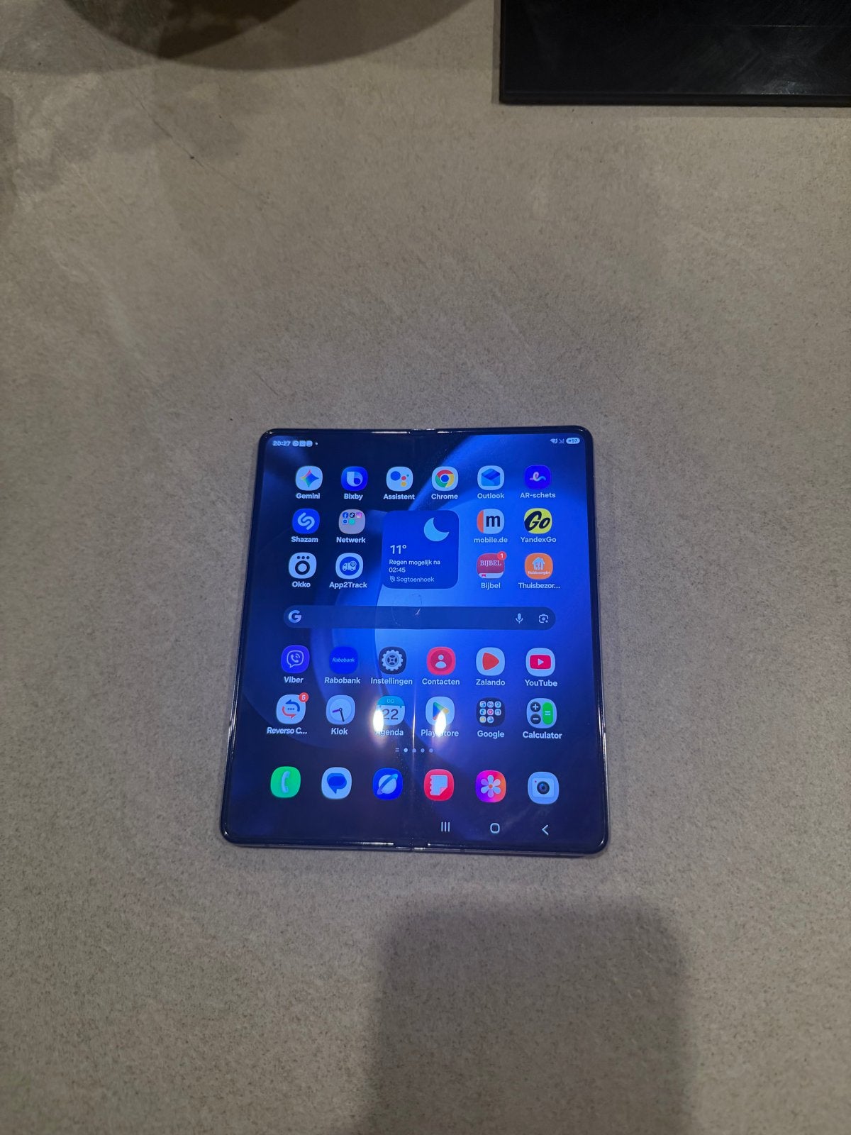 Samsung Galaxy Z Fold 5 - Zo goed als nieuw, Touchscreen, Ophalen of Verzenden, Zo goed als nieuw, Galaxy Z Fold