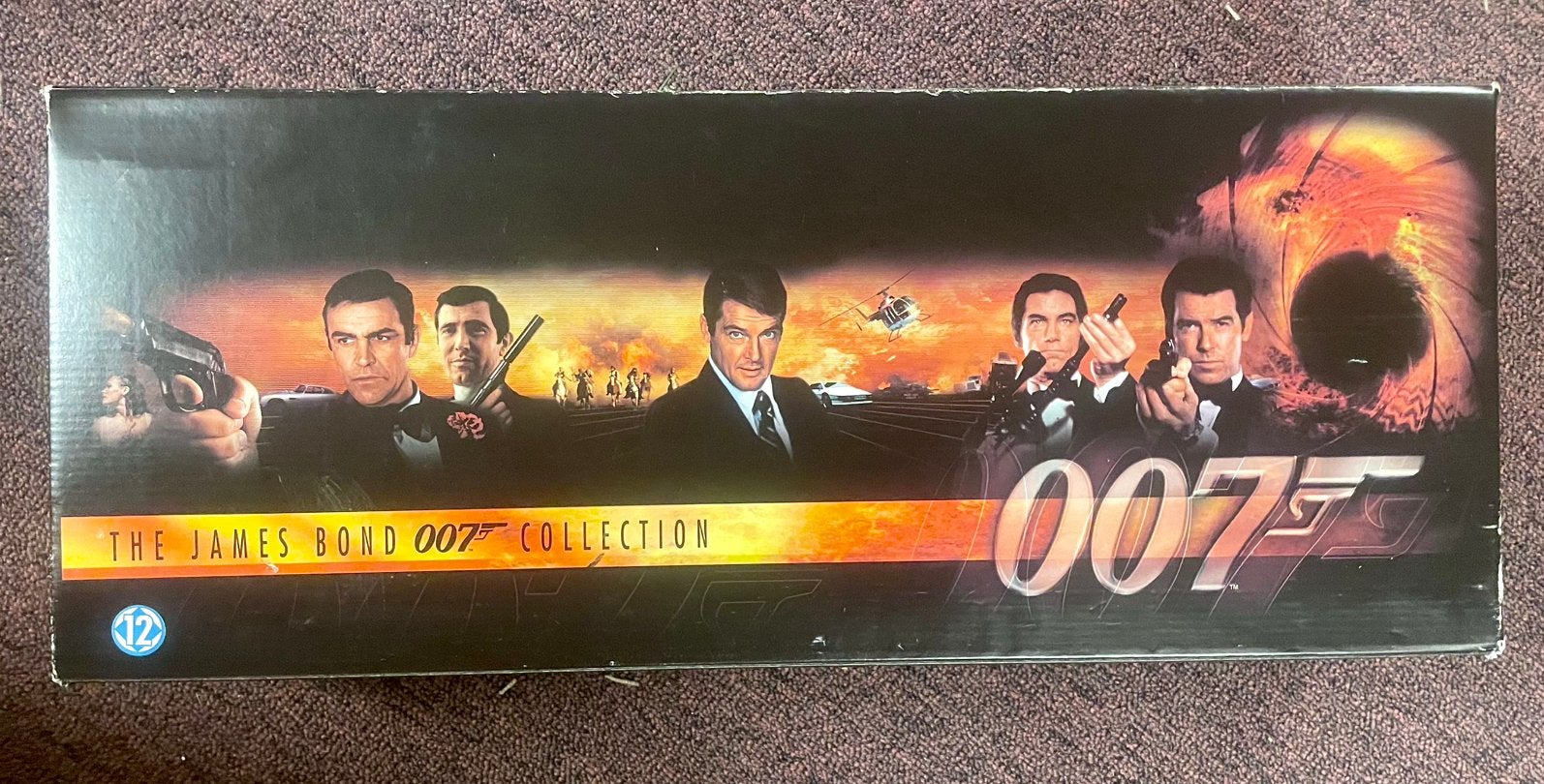 Complete collectie James Bond video’s, Vanaf 12 jaar, Ophalen, Zo goed als nieuw