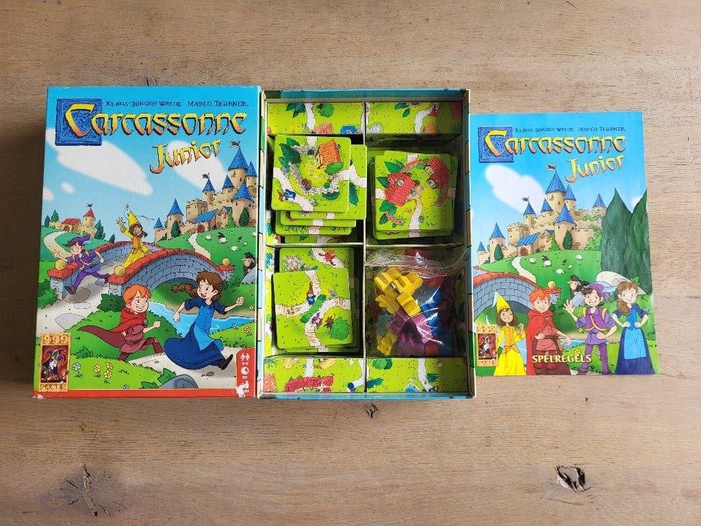 spel Carcassonne junior, Een of twee spelers, Ophalen of Verzenden, Gebruikt