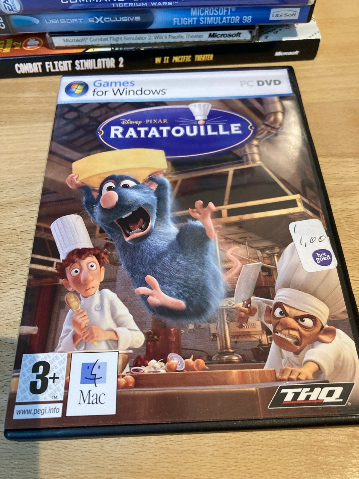 Disney Pixar Ratatouille PC DVD - Games for Windows & Mac, Spelcomputers en Games, Avontuur en Actie, Gebruikt, 1 speler, Ophalen of Verzenden