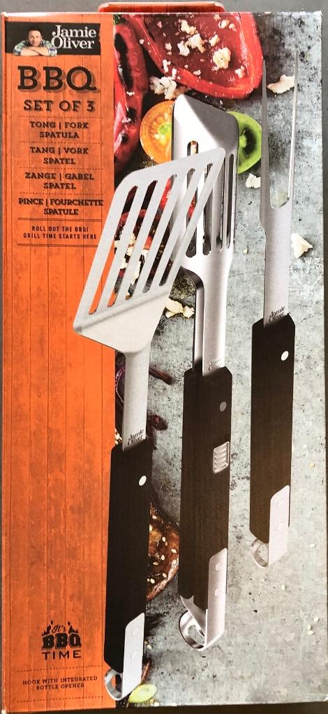 Jamie Oliver 3 delige BBQ set, Ophalen of Verzenden, Nieuw, Jamie Oliver